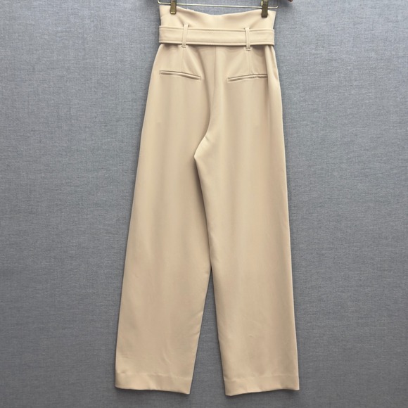 Babaton Aritzia Power Pants Wide Leg Belted High Rise Trousers Size 4 - Picture 4 of 13